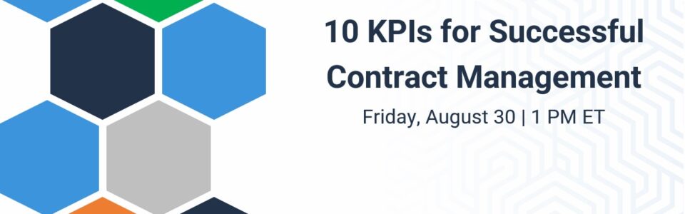 10 KPIs for Successful Contract Management webinar